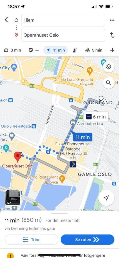 Top Floor City Center Flat With Free Parking Oslo Exterior foto