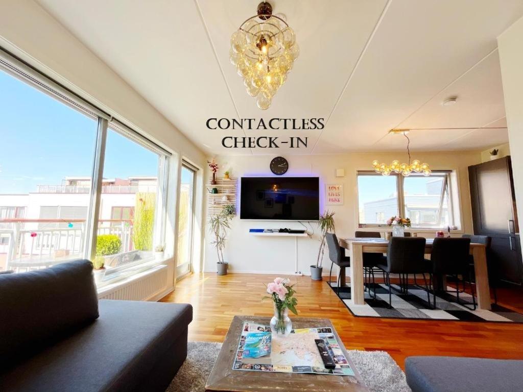 Top Floor City Center Flat With Free Parking Oslo Exterior foto